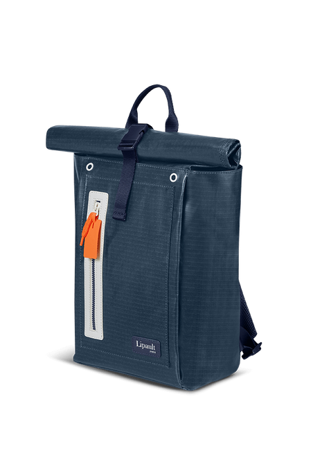 Lipault Lipault Design Lab ROLLTOP BACKPACK  Navy Lipault Lipault Design Lab ROLLTOP BACKPACK  Navy