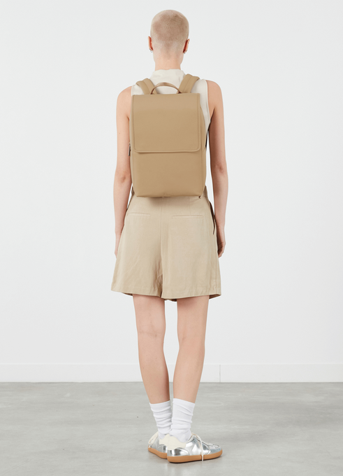 Lipault Lost In Berlin Square Backpack 2.0  Sandstone