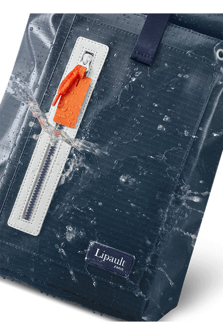 Lipault Lipault Design Lab ROLLTOP BACKPACK  Navy Lipault Lipault Design Lab ROLLTOP BACKPACK  Navy