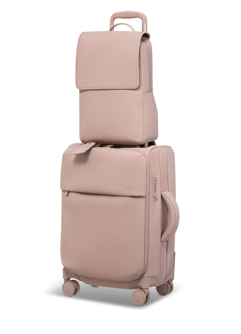 Lipault Lost In Berlin Square Backpack 2.0  Rose Quartz