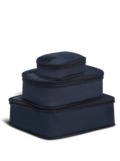 Lipault Lipault Travel Accessories Set Of 3 Compression Packing Cube  Navy Lipault Lipault Travel Accessories Set Of 3 Compression Packing Cube  Navy