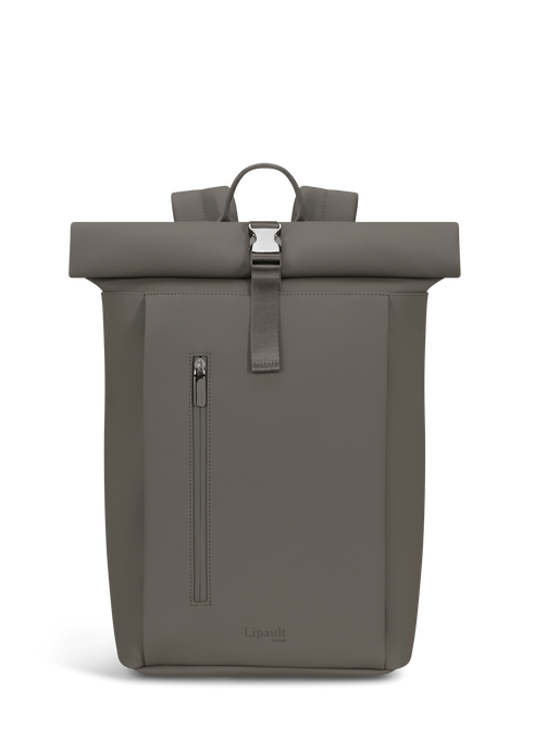 Lipault Lost In Berlin Rolltop Backpack 2.0  Ash Stone