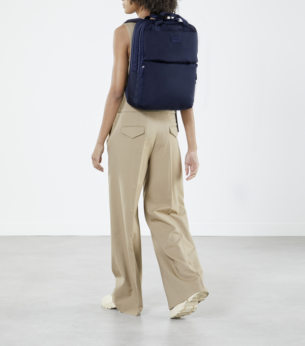 Lipault 4BIZ Laptop Backpack Carbon Blue