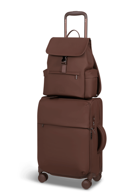 Lipault Lost In Berlin Mini Cargo Backpack  Spiced Mocha