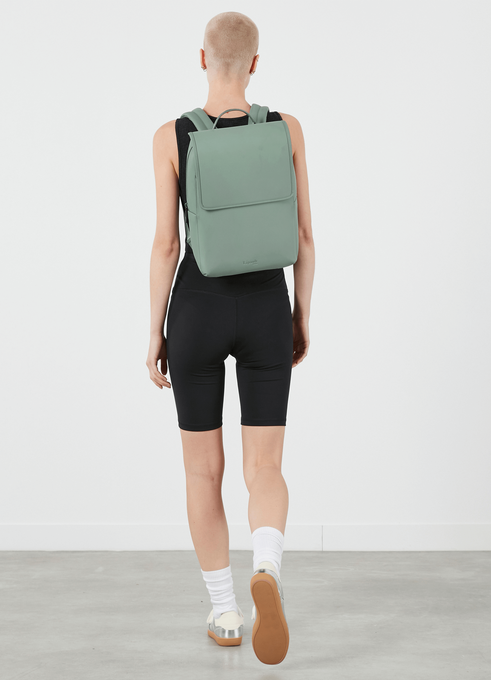 Lipault Lost In Berlin Square Backpack 2.0  Yoga Green