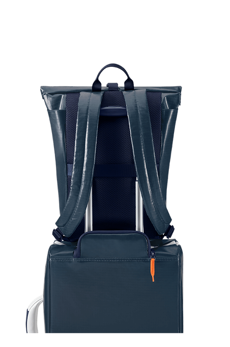 Lipault Lipault Design Lab ROLLTOP BACKPACK  Navy Lipault Lipault Design Lab ROLLTOP BACKPACK  Navy
