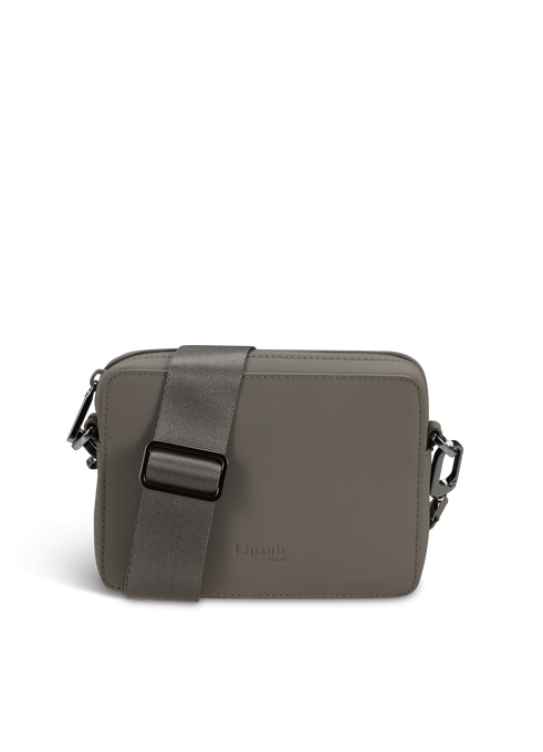 Lipault Lost In Berlin Crossbody Bag - The Box  Ash Stone